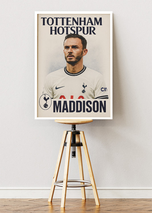 Tottenham Hotspur James Maddison Wall Art | Iconic Football Poster & Canvas
