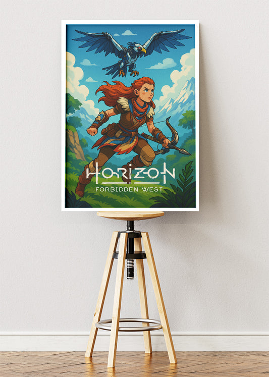 Horizon Forbidden West Wall Art – Epic Open-World Action RPG Poster & Canvas