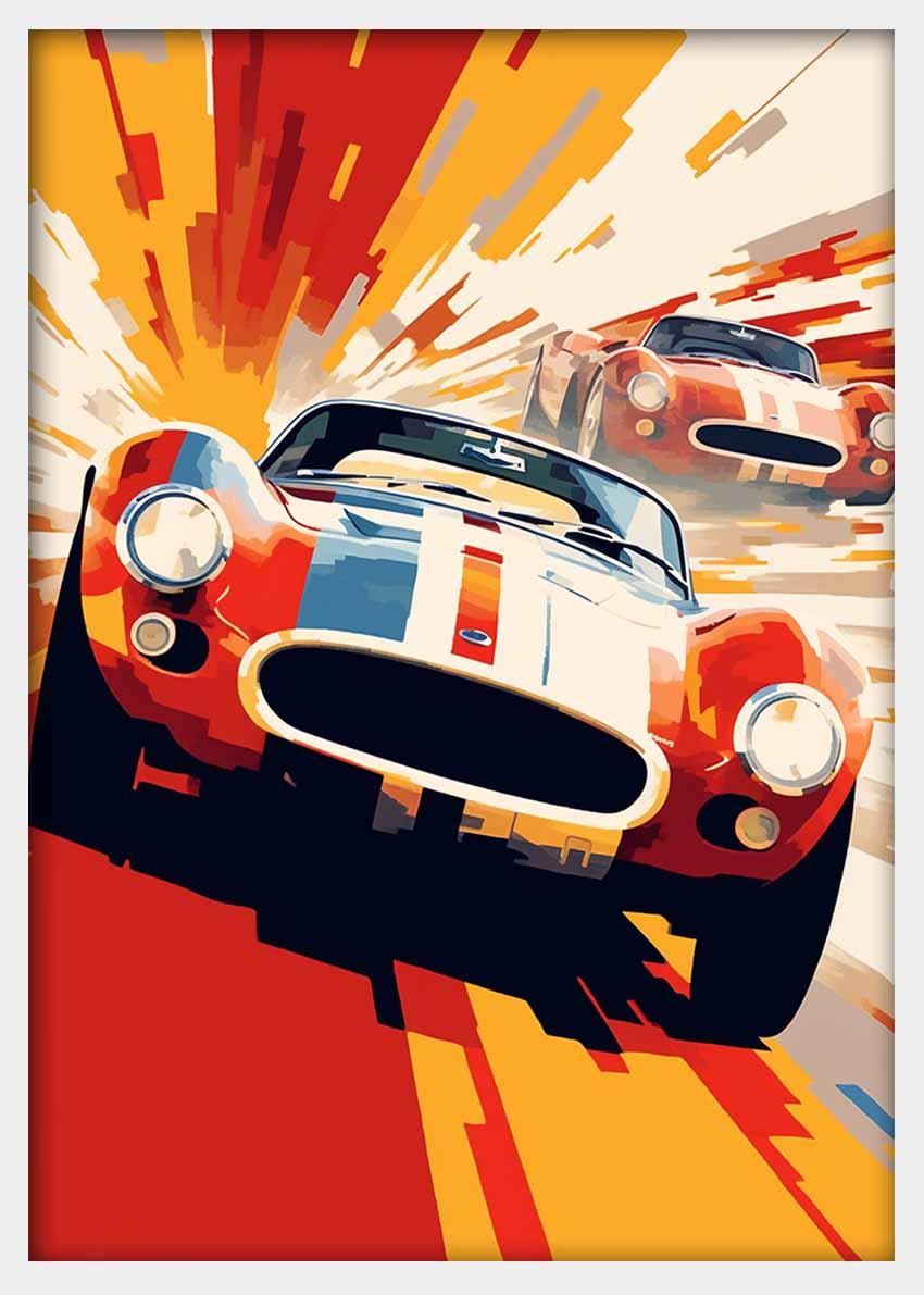 Automotive Wall Art Canvas & Poster Wall Art T341 Expressive Collection