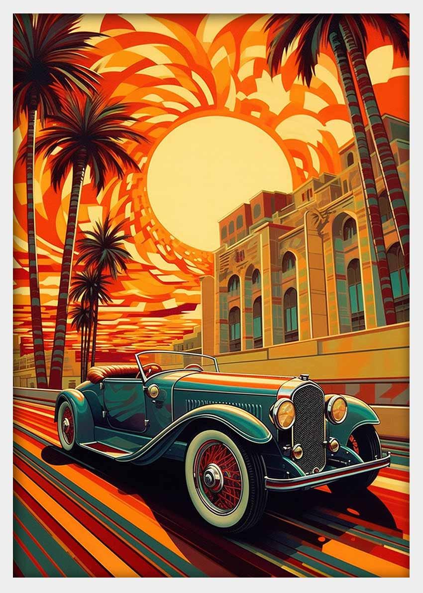 Automotive Wall Art Canvas & Poster Wall Art T373 Expressive Collection