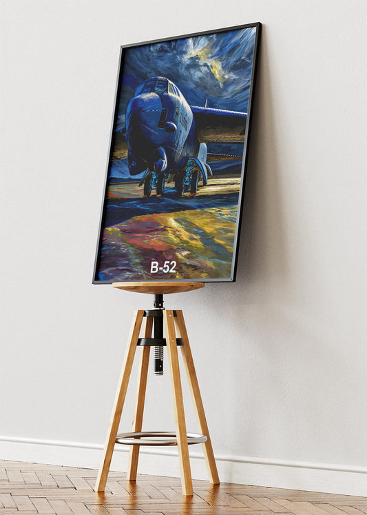 B-52 Stratofortress Canvas Print – US Air Force Bomber Aviation Wall Art