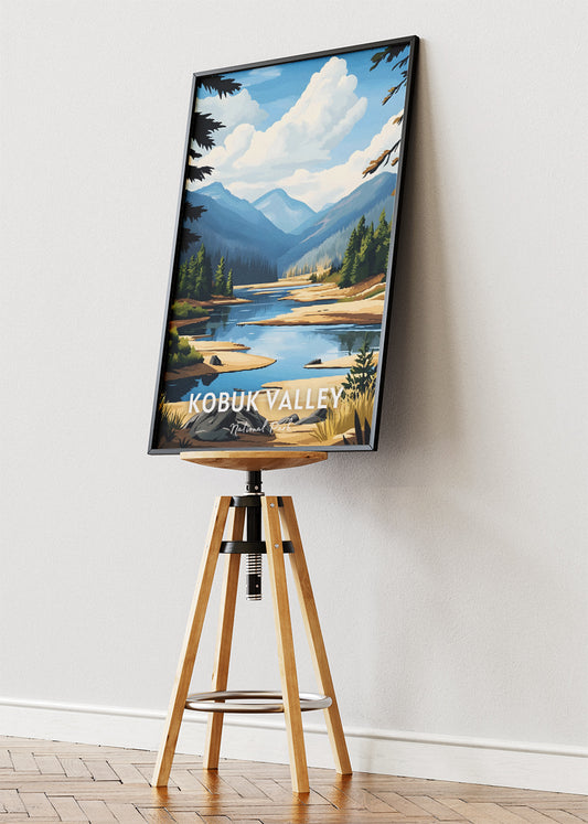 Kobuk Valley National Park Poster & Canvas Print – Alaska Wilderness Landscape Wall Art