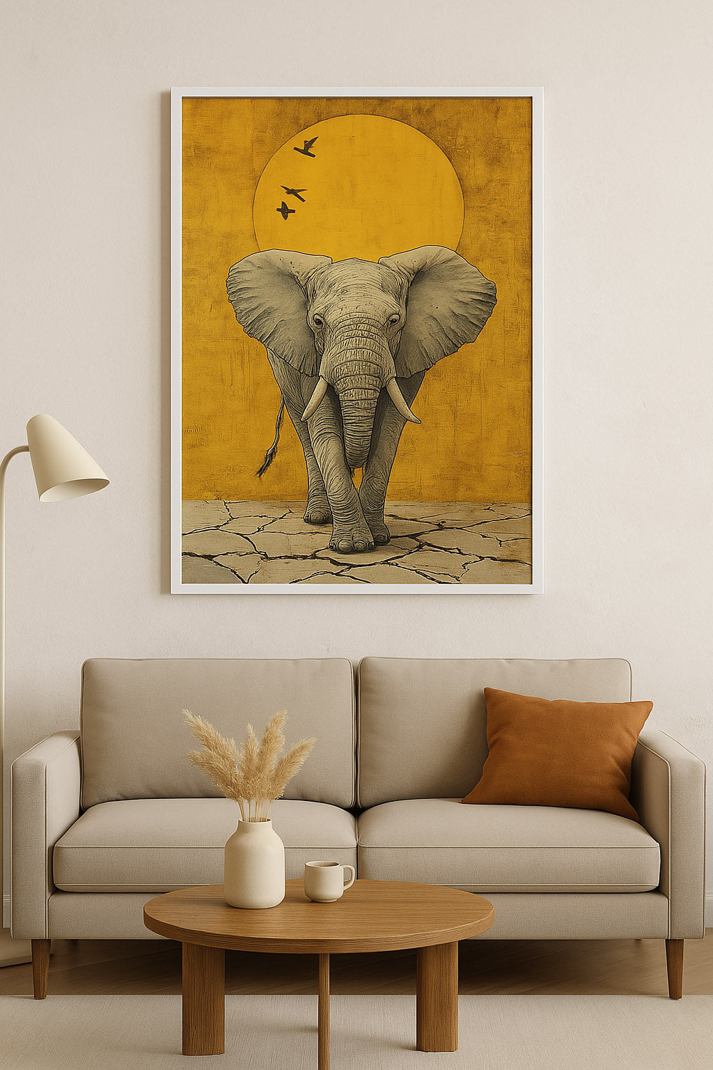 Canvas-Canvas-Poster-Wall-Art-ELEPHANT-Wildlife-Series-AIPRINTLAB 3