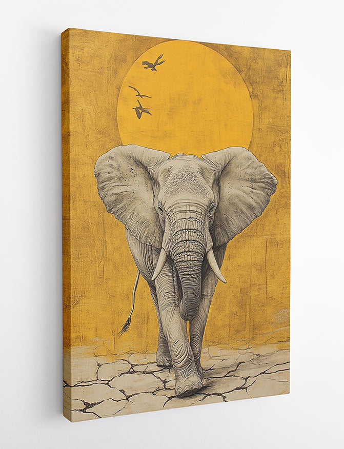 Canvas & Poster Wall Art – ELEPHANT Wildlife Series T1449