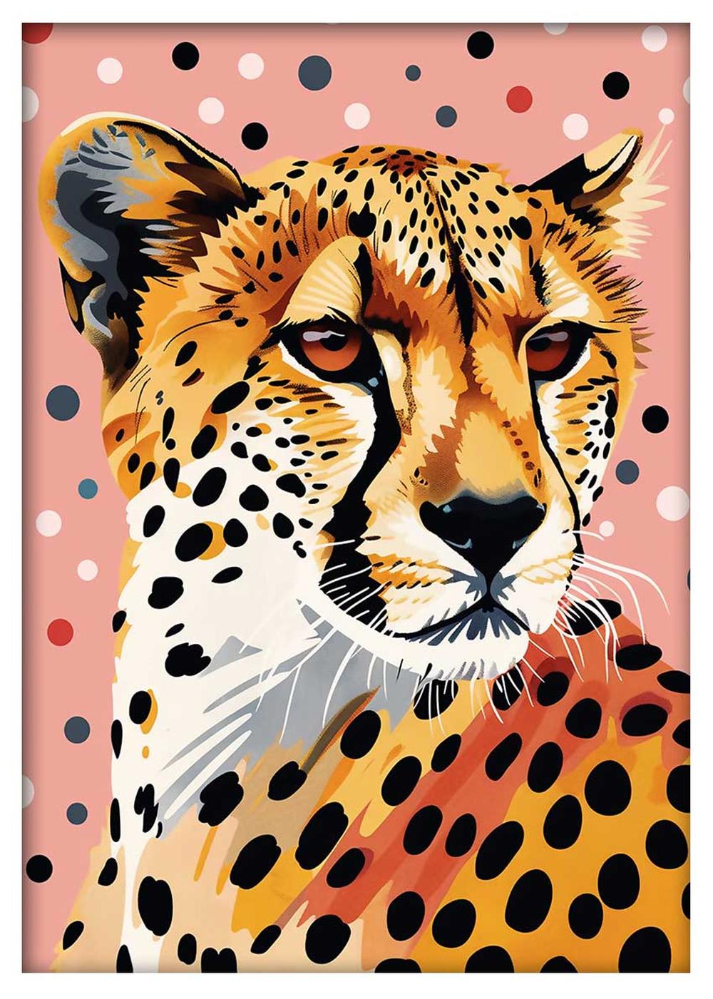 Cheetah – Canvas & Poster Wall Art – T861 Wildlife Series