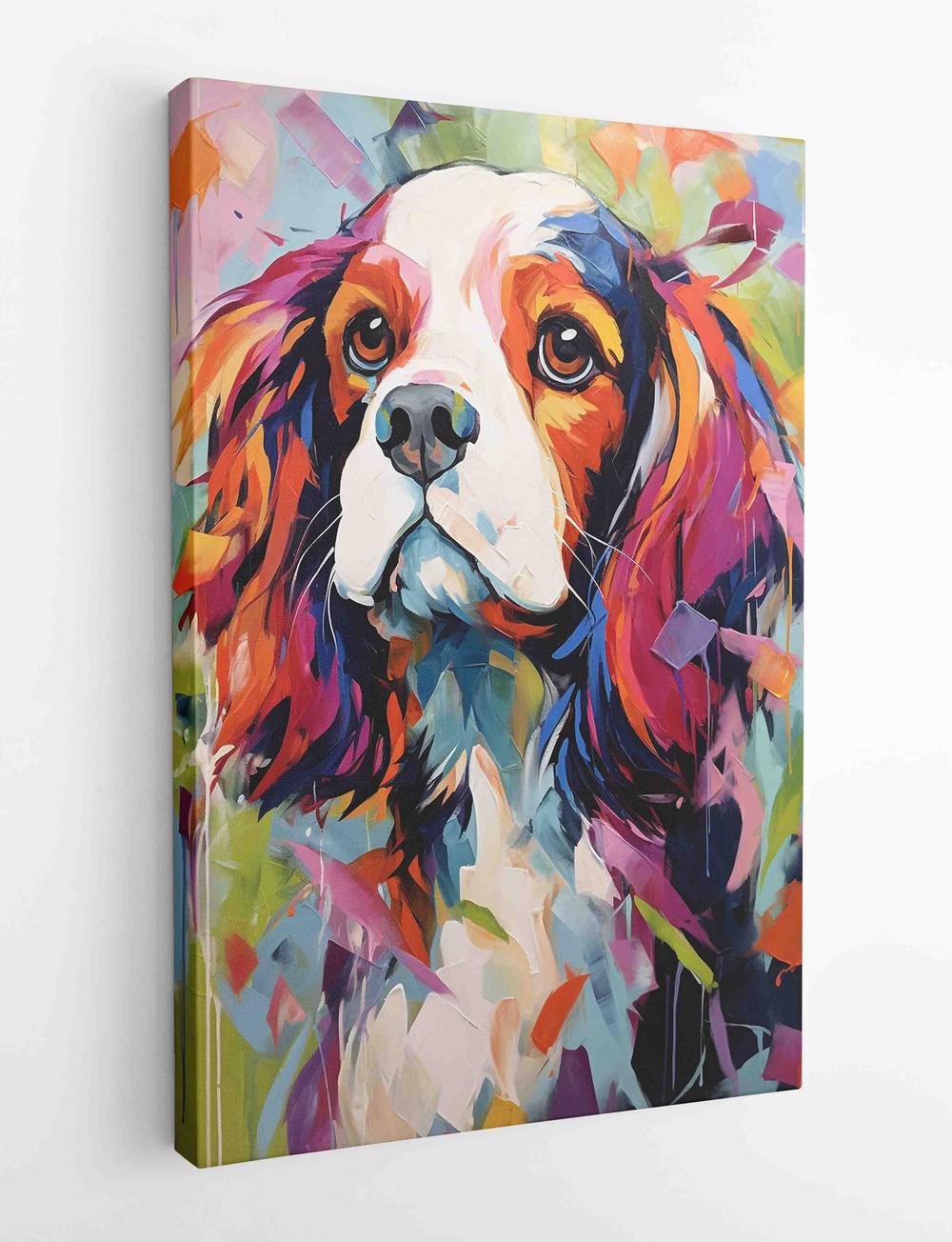 Dog Canvas & Poster Wall Art T466 Wildlife Series