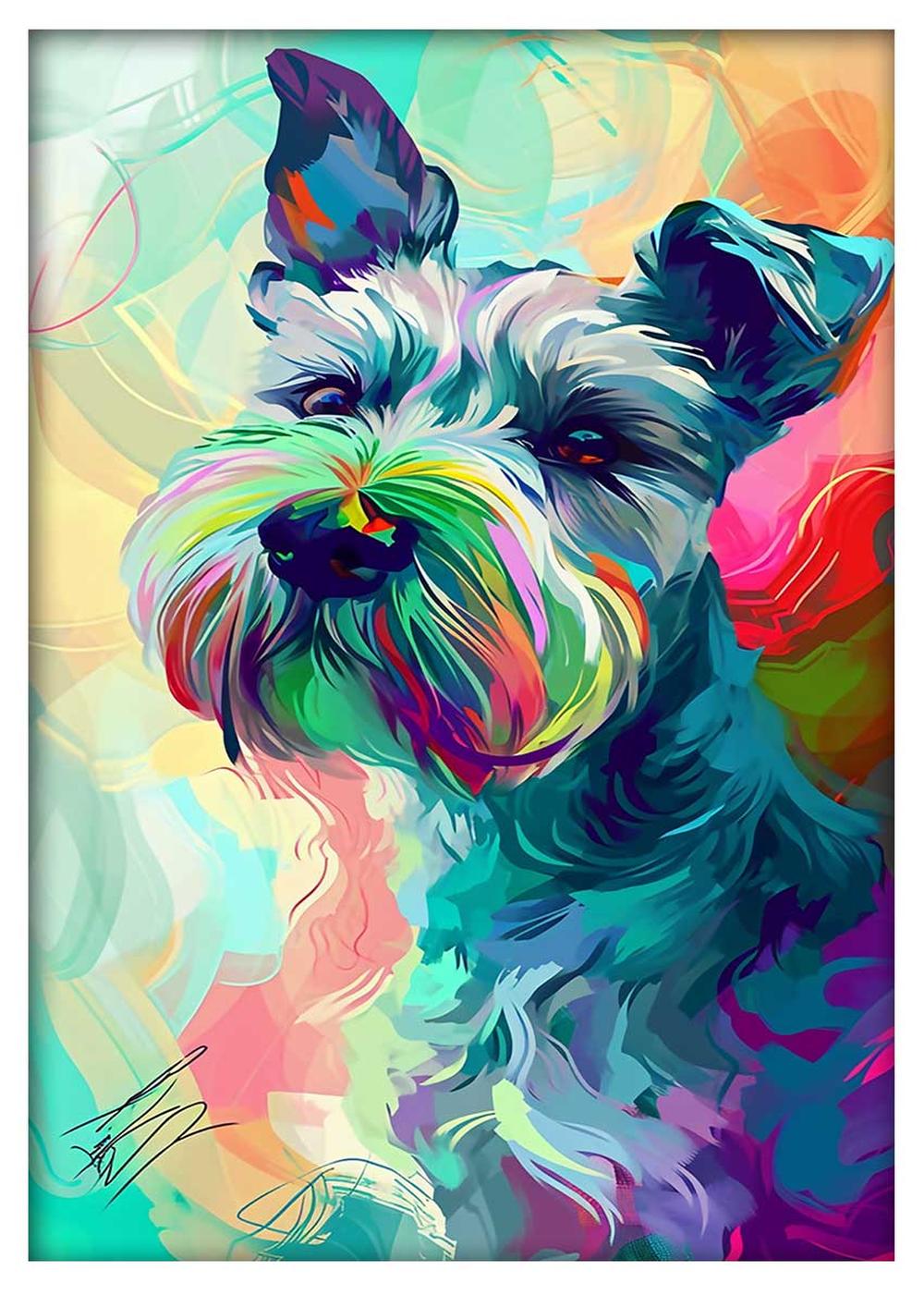 Dog – Canvas & Poster Wall Art – T848 Wildlife Series