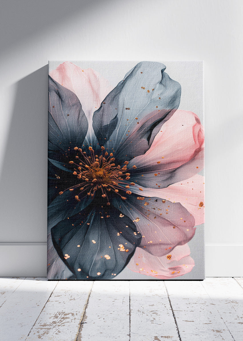 Elegant Abstract Blossom Macro Canvas & Poster Print – AI PRINT LAB