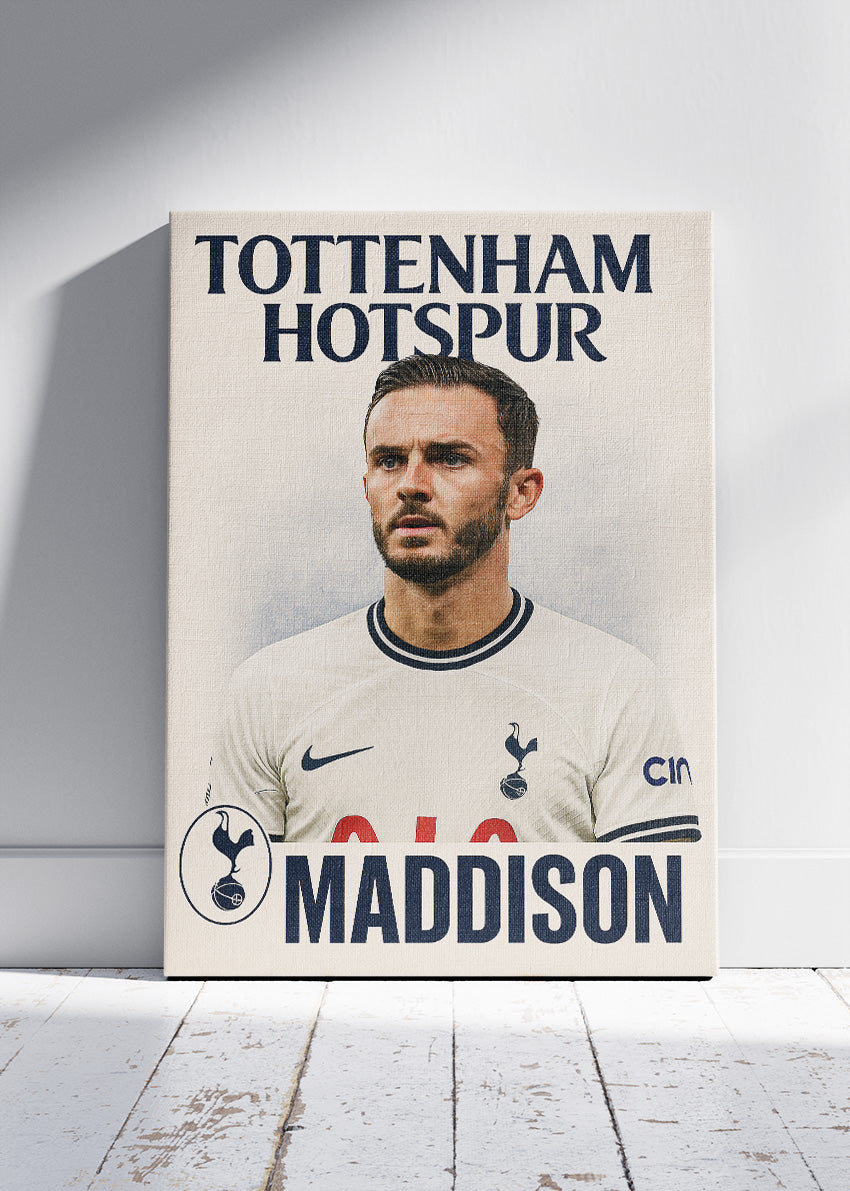 Tottenham Hotspur James Maddison Wall Art | Iconic Football Poster & Canvas