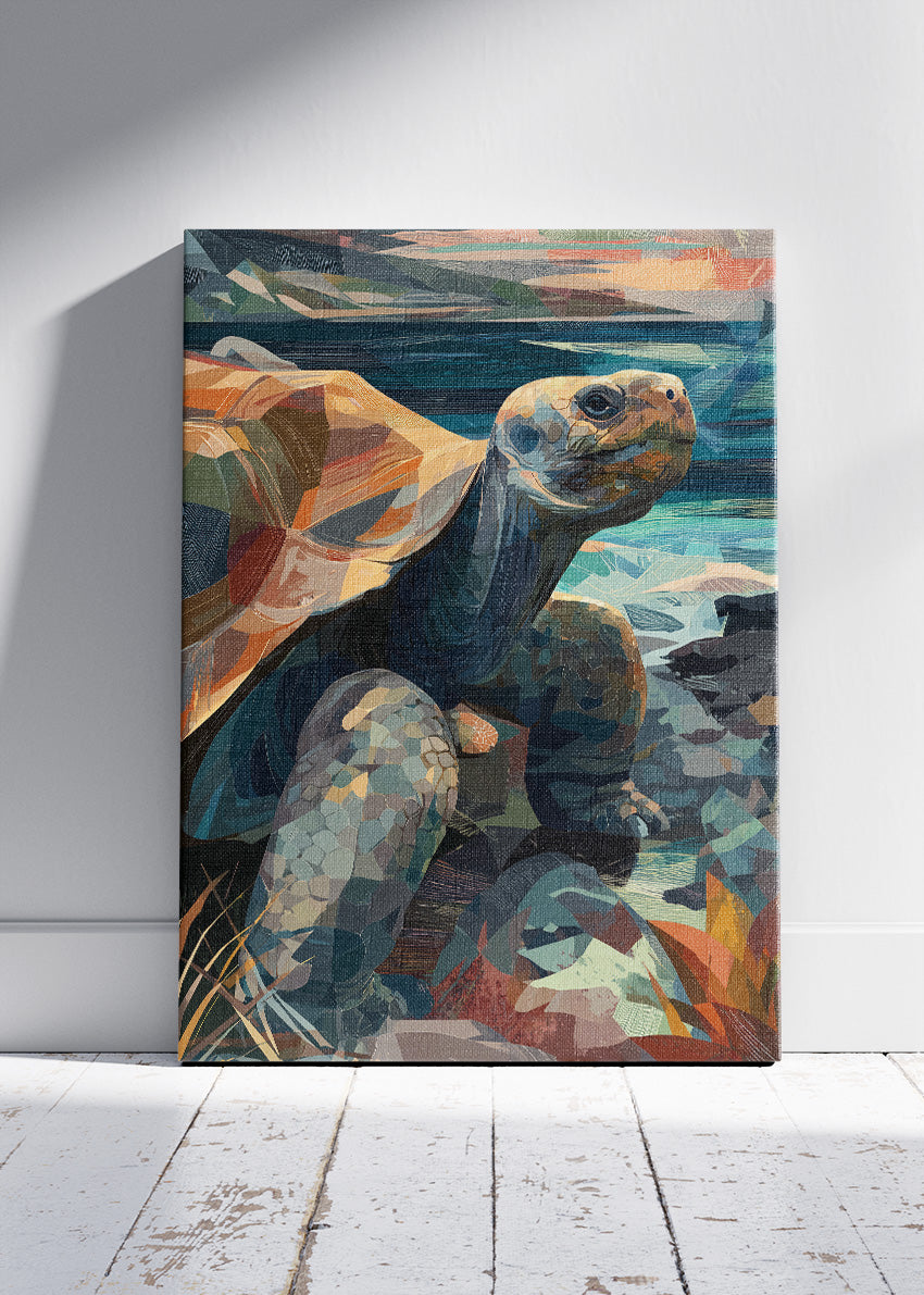 Sea Turtle Canvas Print & Poster – Ocean Wildlife Wall Art