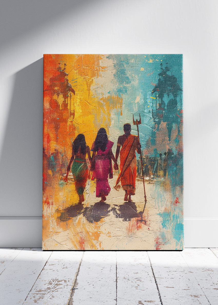 Sacred Journey Canvas & Poster Print – AI PRINT LAB