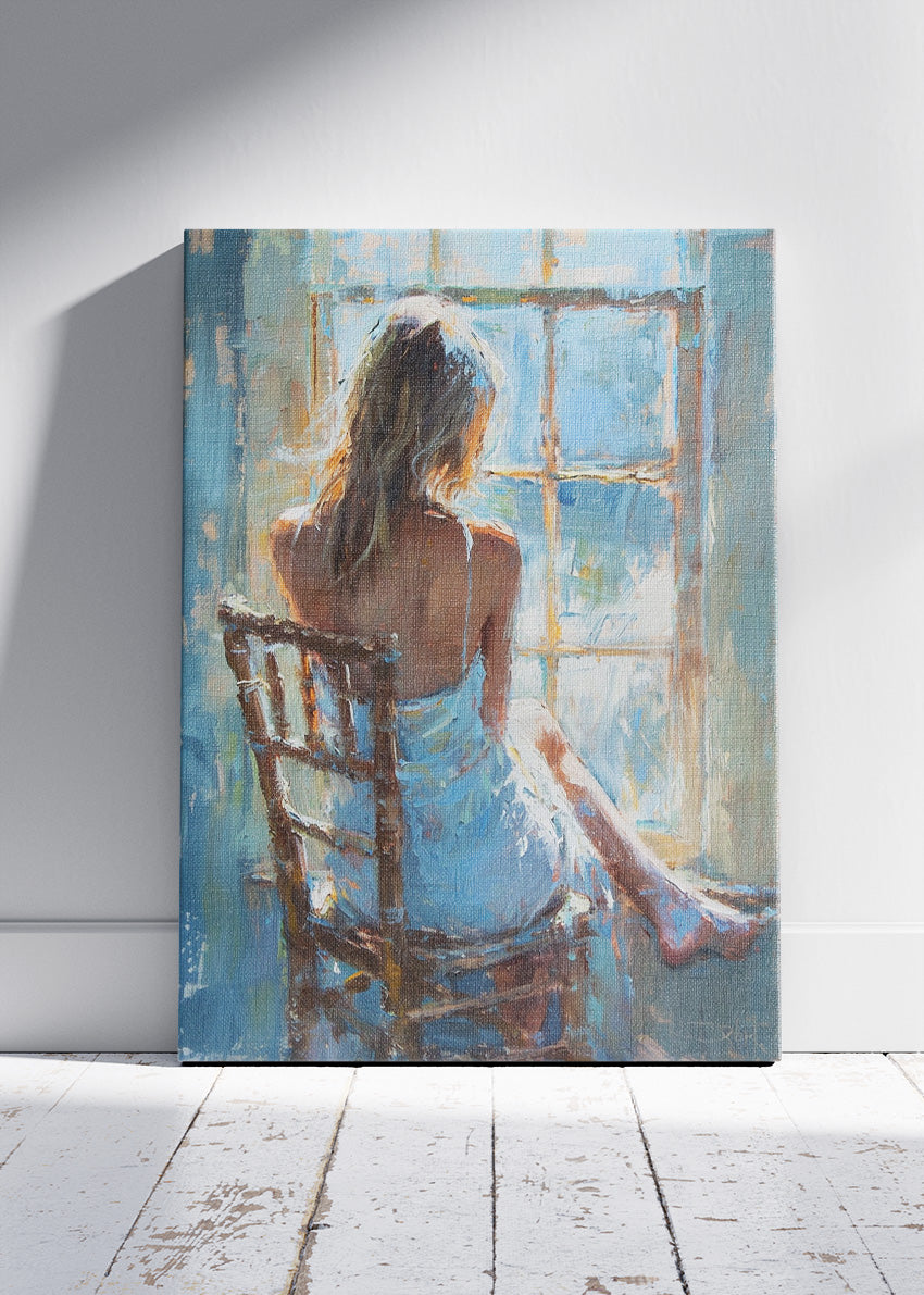 Window Light Serenity Canvas & Poster Print – AI PRINT LAB