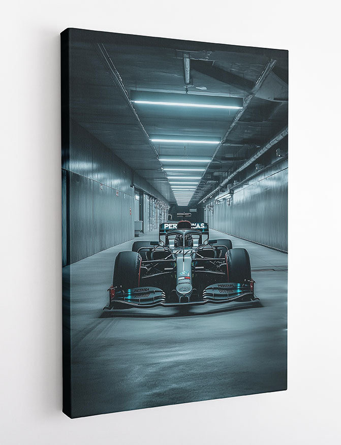 Formula 1 Tunnel Shot – Racing Car Canvas & Poster Wall Art – T1406 –