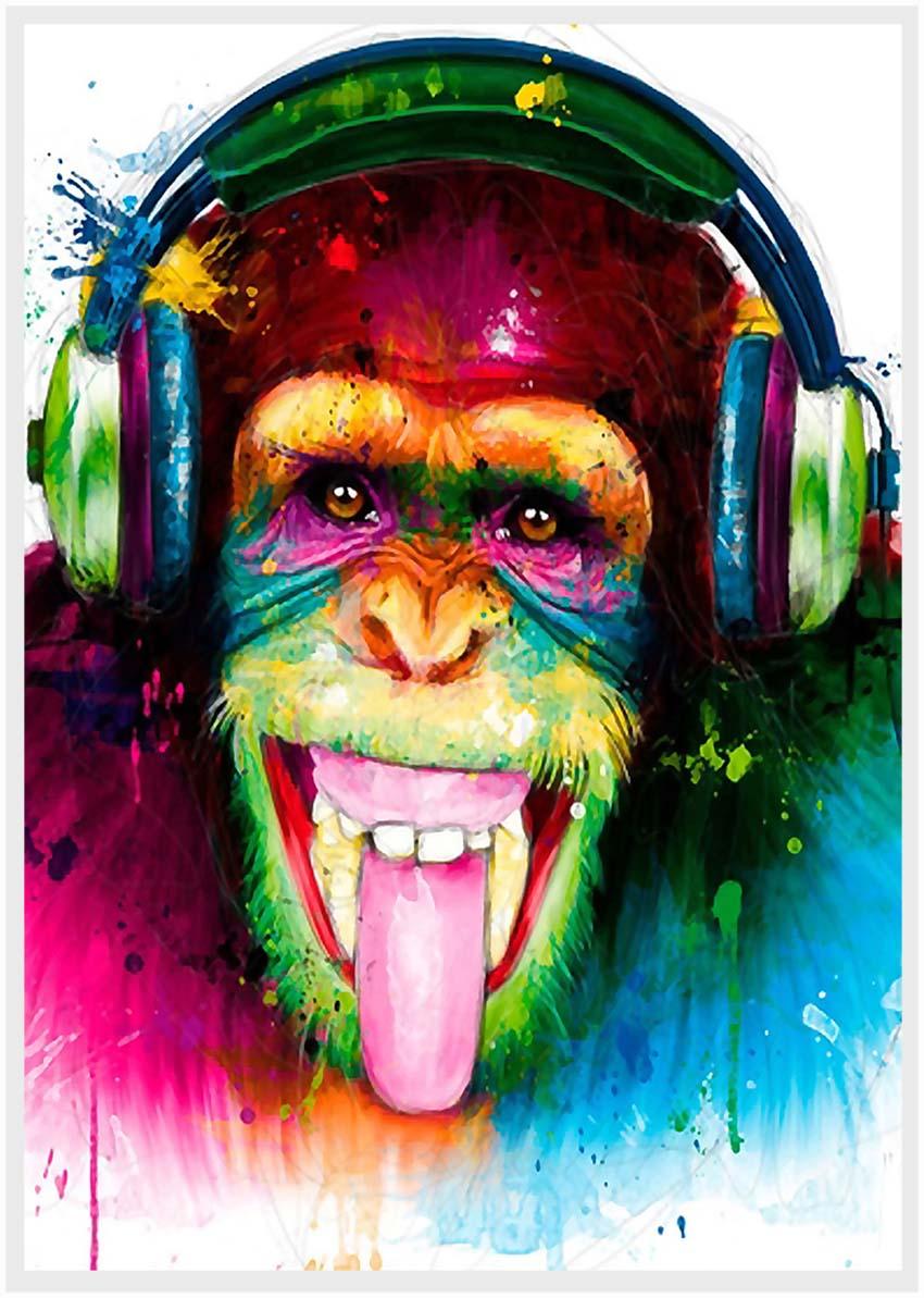 Monkey Canvas & Poster Wall Art COPY Wildlife Series