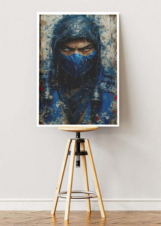 Mortal Kombat Ninja Gaming Wall Art Poster & Canvas