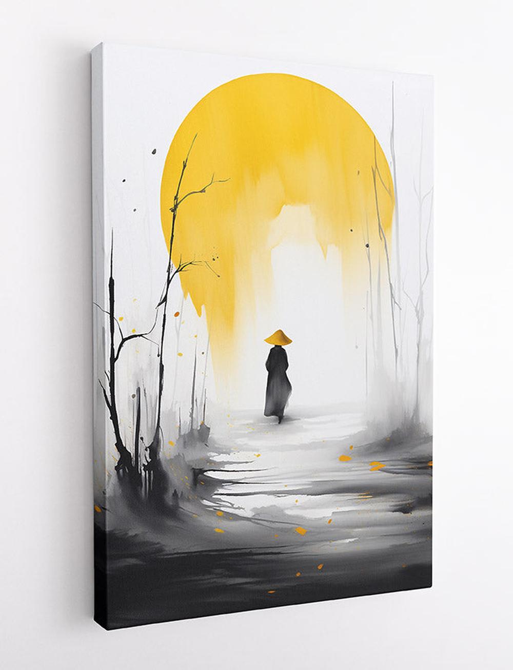 Mystic Journey Ink Art Poster & Canvas Print – T560 – AiPrintLab