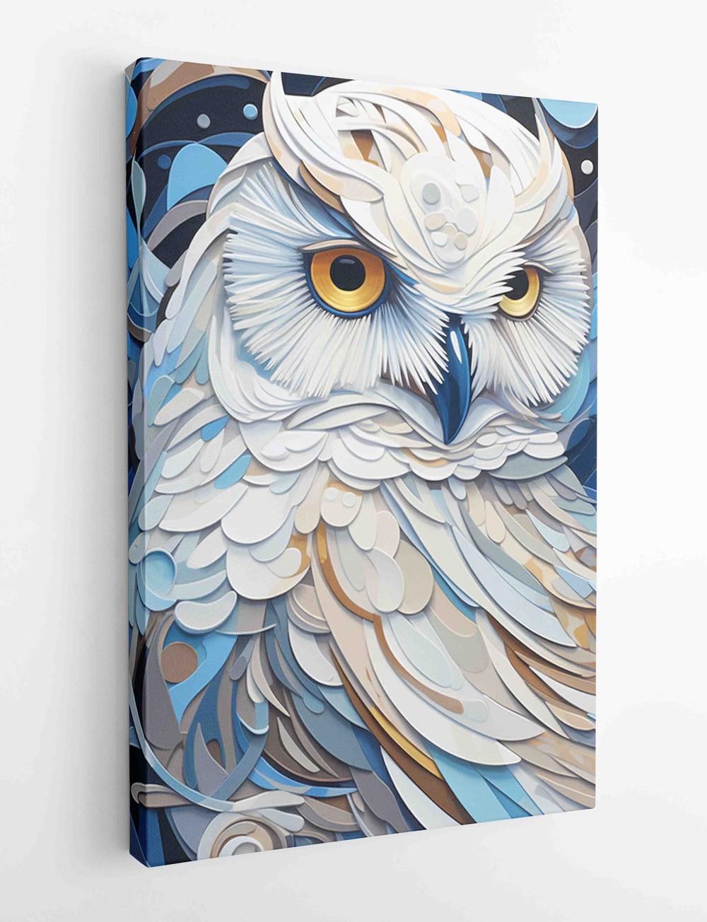 Owl Canvas & Poster Wall Art T420 Wildlife Series