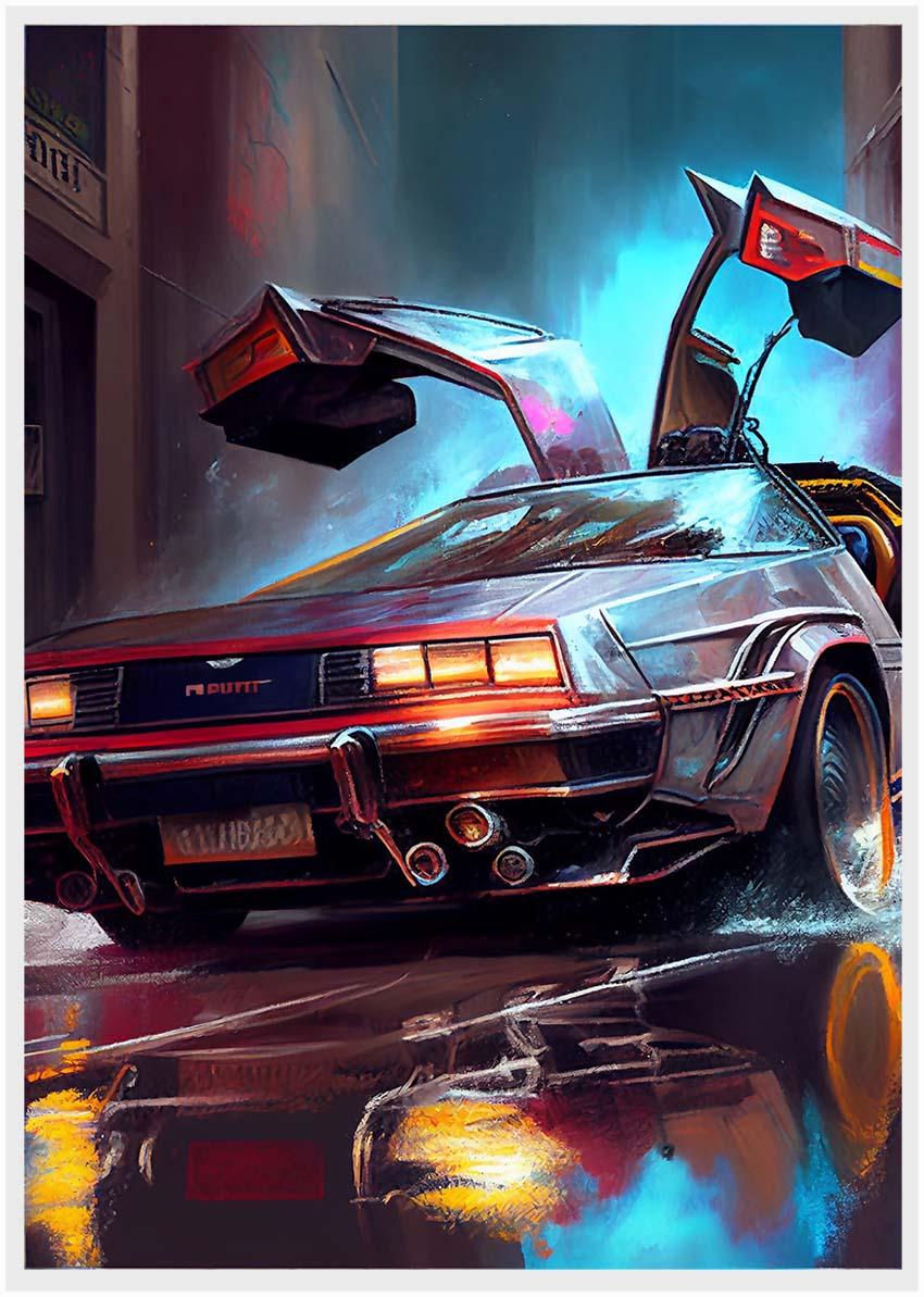 P10 Back to the Future Canvas Art Prints, Posters, and Wall Art Pop Art Collection
