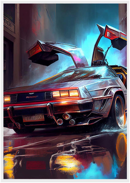 P10 Back to the Future Canvas Art Prints, Posters, and Wall Art Pop Art Collection