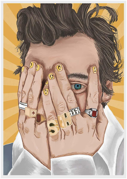 P118 Harry Styles Canvas Art Prints, Posters, and Wall Art Pop Art Collection