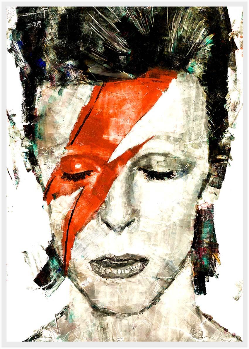 P120 David Bowie Canvas Art Prints, Posters, and Wall Art Pop Art Collection
