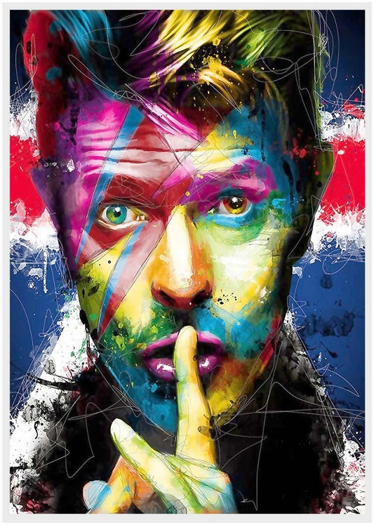 P121 David Bowie Canvas Art Prints, Posters, and Wall Art Pop Art Collection