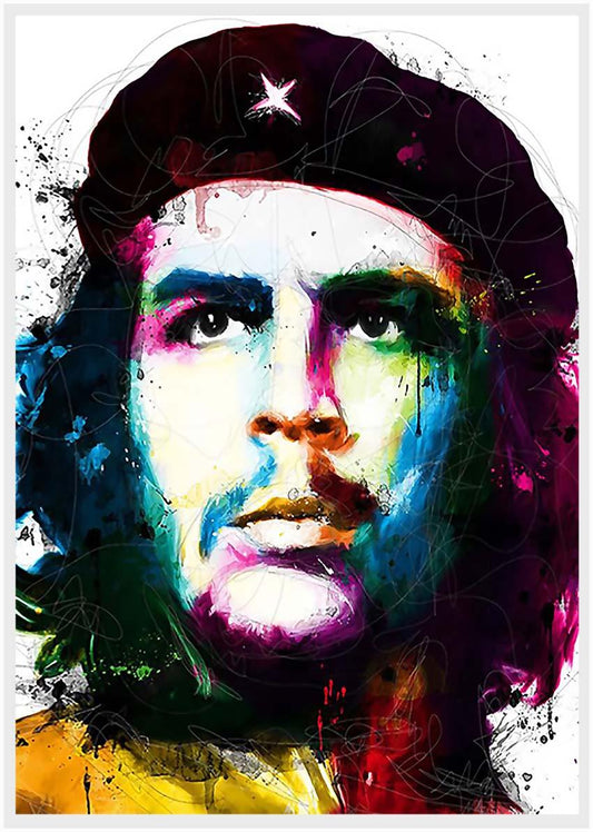P126 Che Guevara Canvas Art Prints, Posters, and Wall Art Pop Art Collection