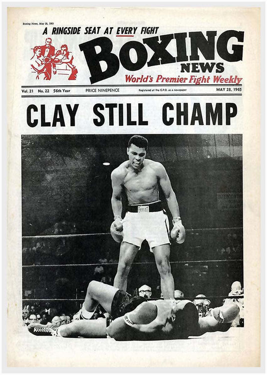 P127 Muhammad Ali Canvas Art Prints, Posters, and Wall Art Pop Art Collection