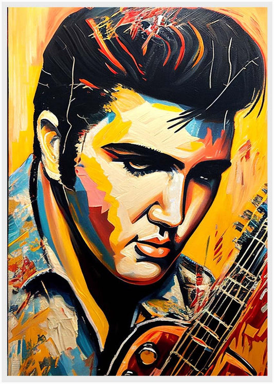 P137 Elvis Presley Canvas Art Prints, Posters, and Wall Art Pop Art Collection