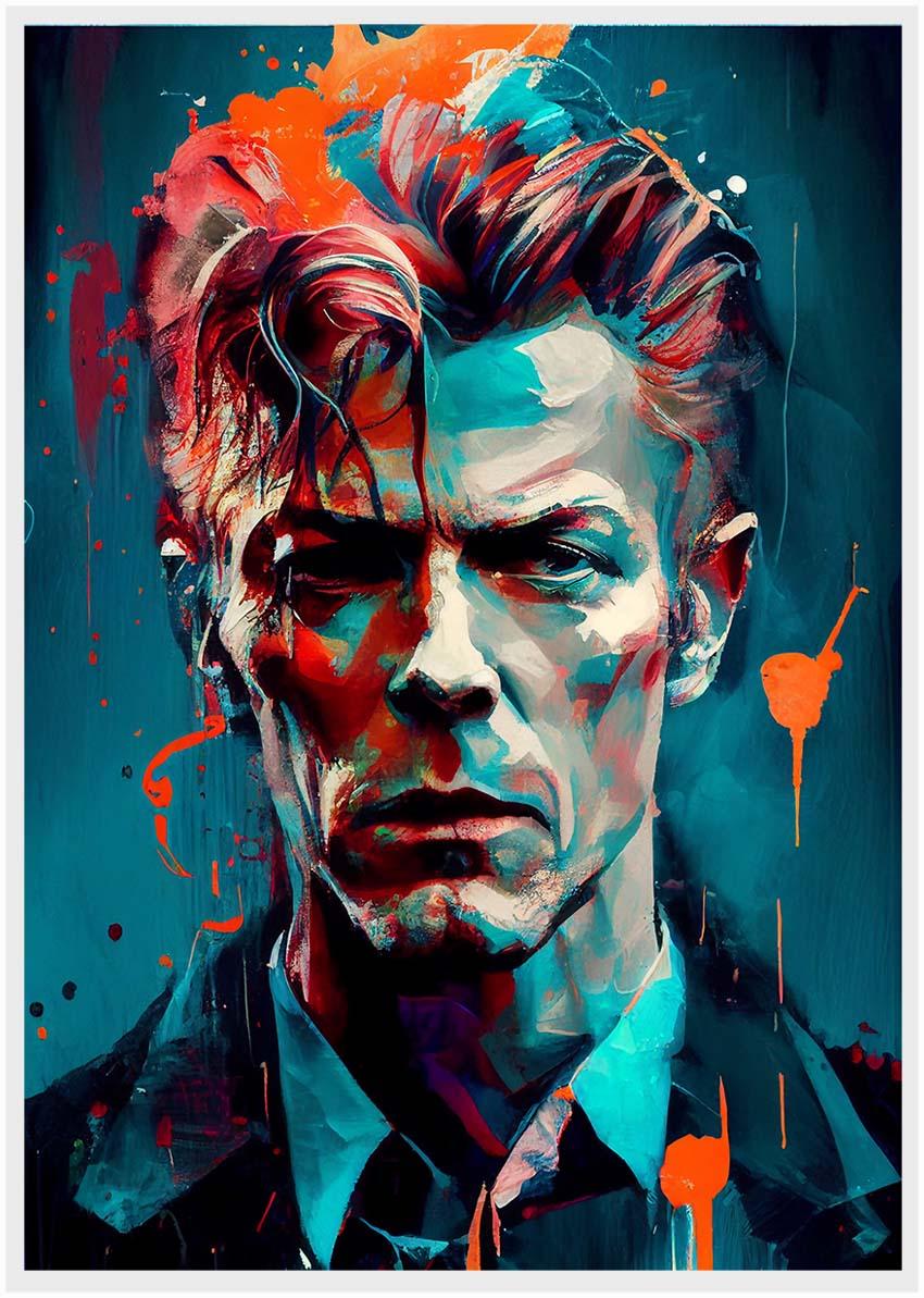 P14 David Bowie Canvas Art Prints, Posters, and Wall Art Pop Art Collection