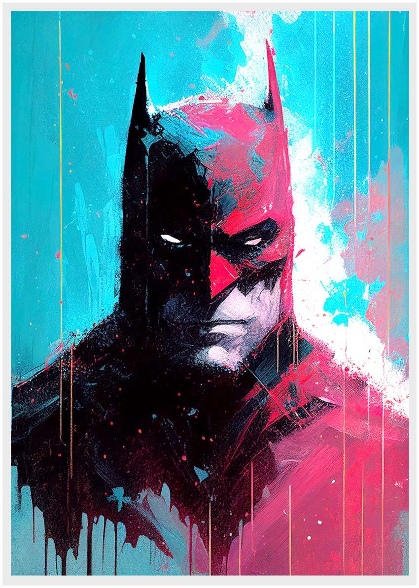 P152 Batman Canvas Art Prints, Posters, and Wall Art Superhero Collection