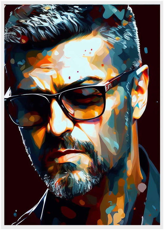 P19 George Michael Canvas Art Prints, Posters, and Wall Art Pop Art Collection