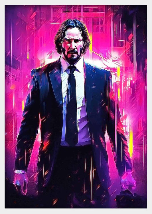 P219 John Wick Canvas Art Prints, Posters, and Wall Art Pop Art Collection