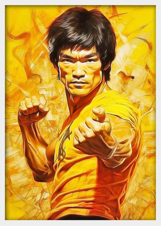 P239 Bruce Lee Canvas Art Prints, Posters, and Wall Art Pop Art Collection