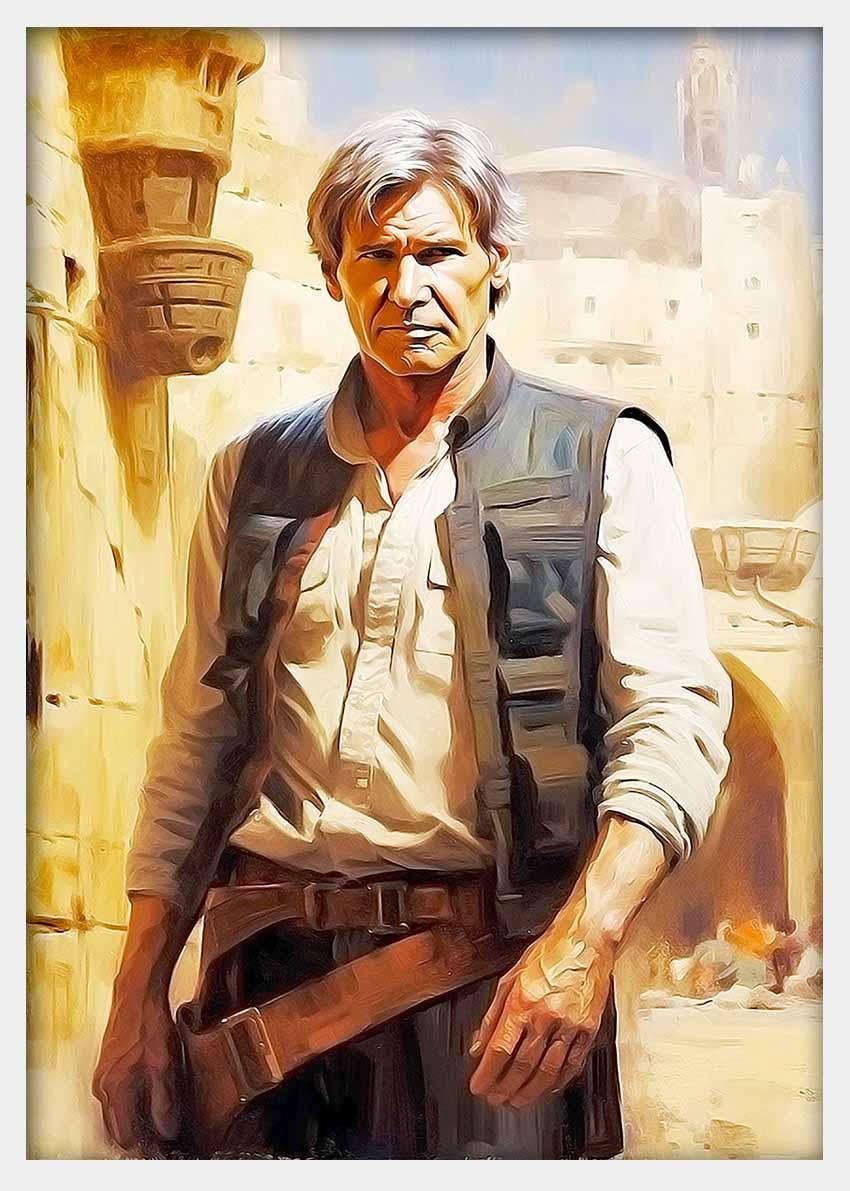 P257 Harrison Ford Canvas Art Prints, Posters, and Wall Art Pop Art Collection