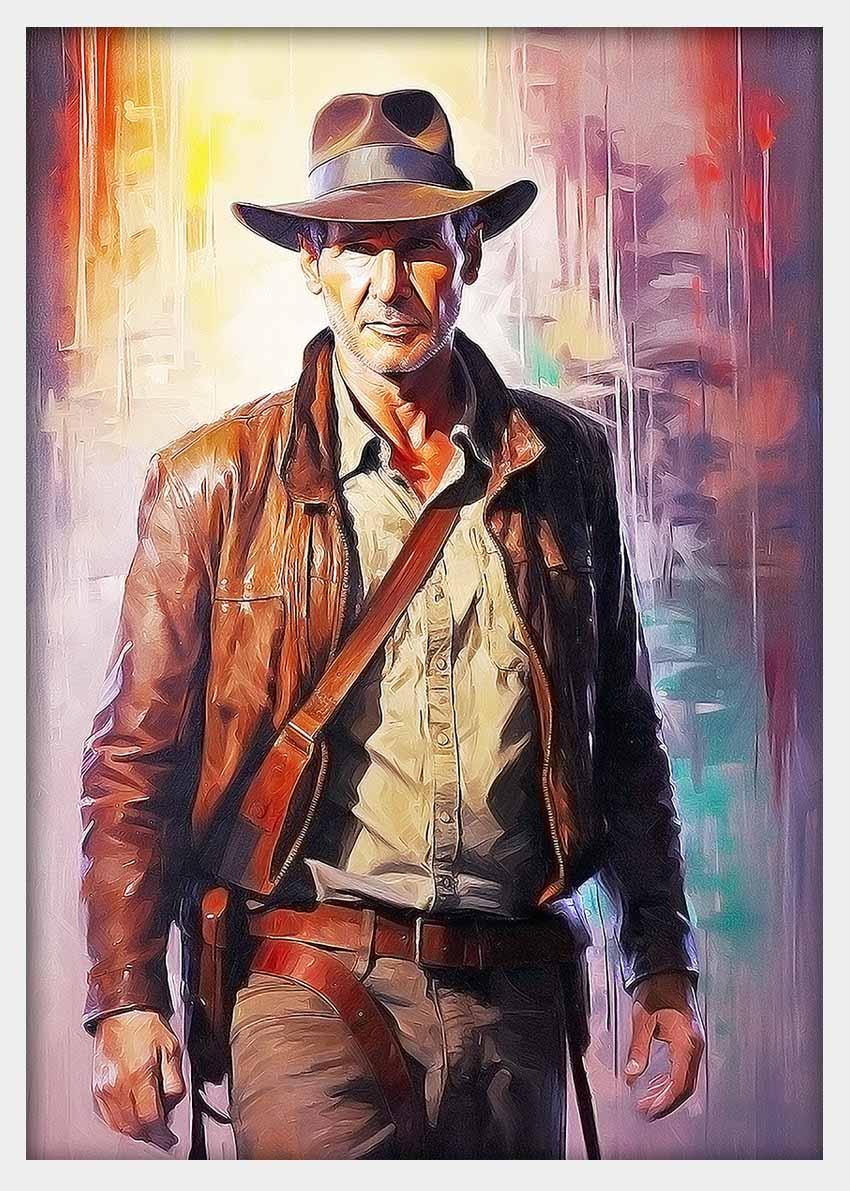 P259 Harrison Ford Canvas Art Prints, Posters, and Wall Art Pop Art Collection