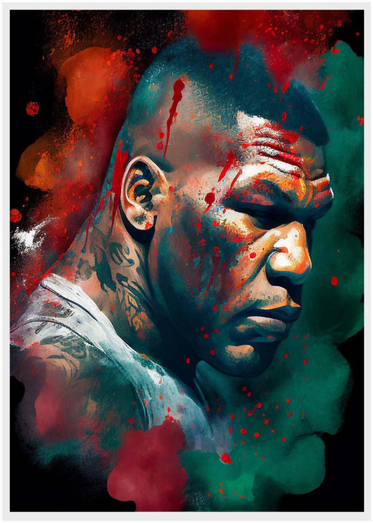 P27 Mike Tyson Canvas Art Prints, Posters, and Wall Art Pop Art Collection
