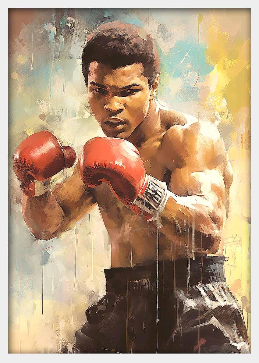 P270 Muhammad Ali Canvas Art Prints, Posters, and Wall Art Pop Art Collection