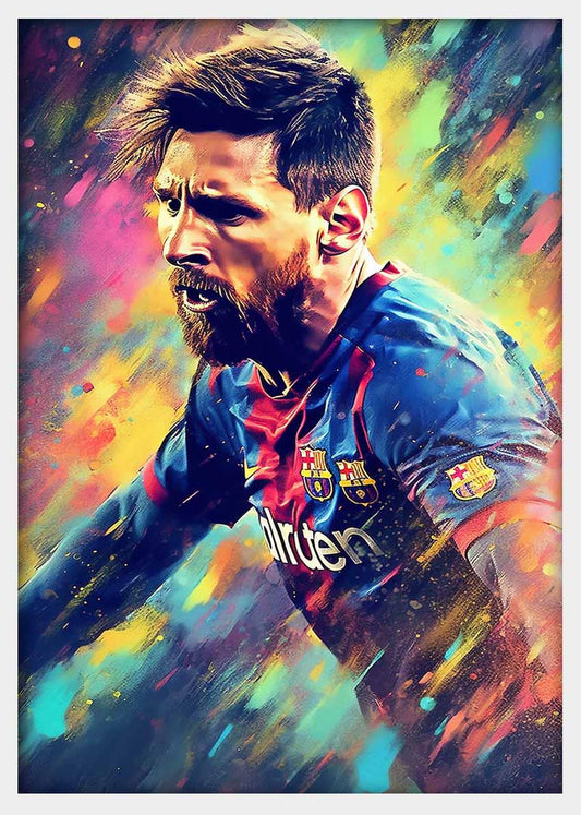 P273 Lionel Messi Canvas Art Prints, Posters, and Wall Art Pop Art Collection
