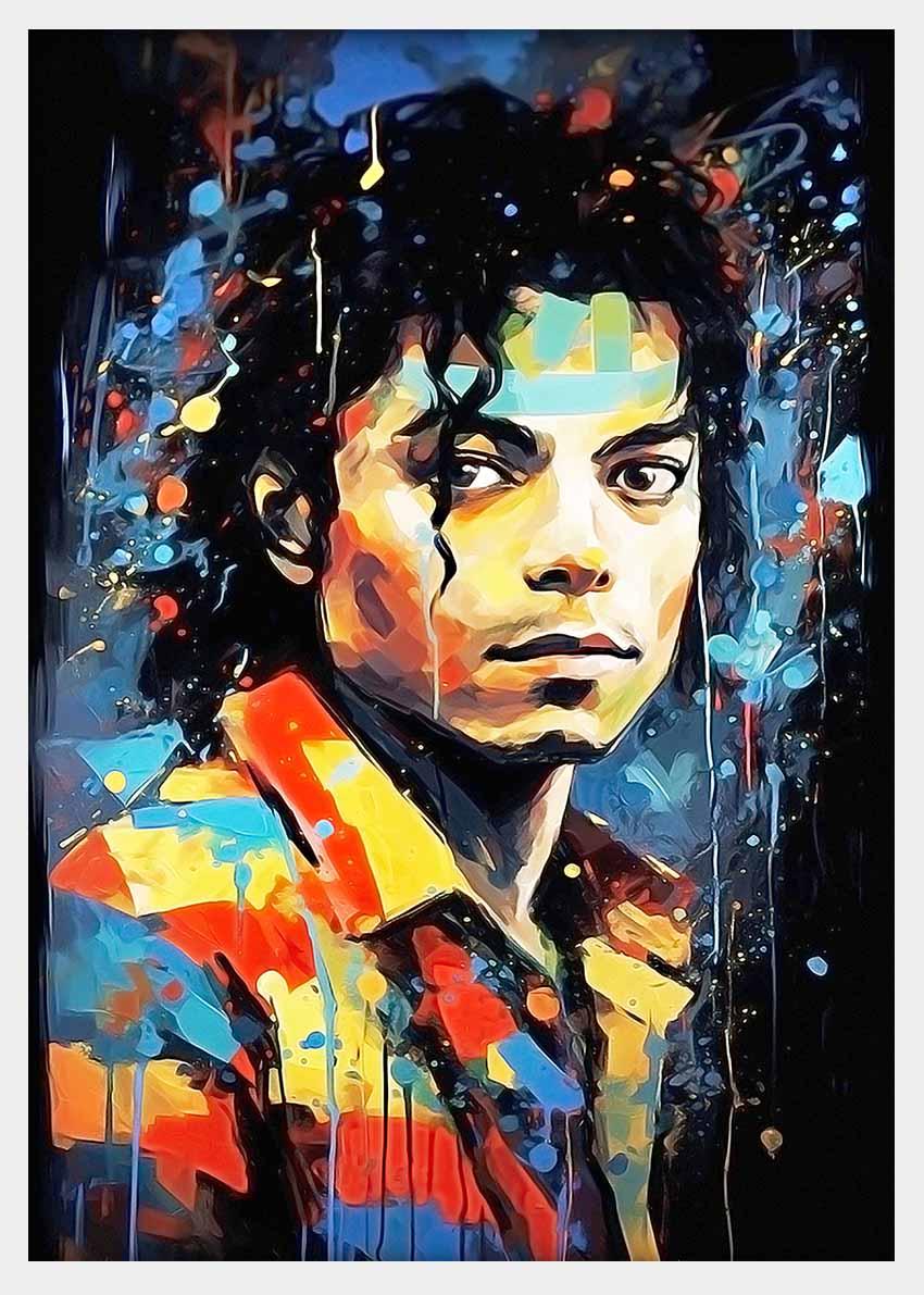 P277 Michael Jackson Canvas Art Prints, Posters, and Wall Art Pop Art Collection