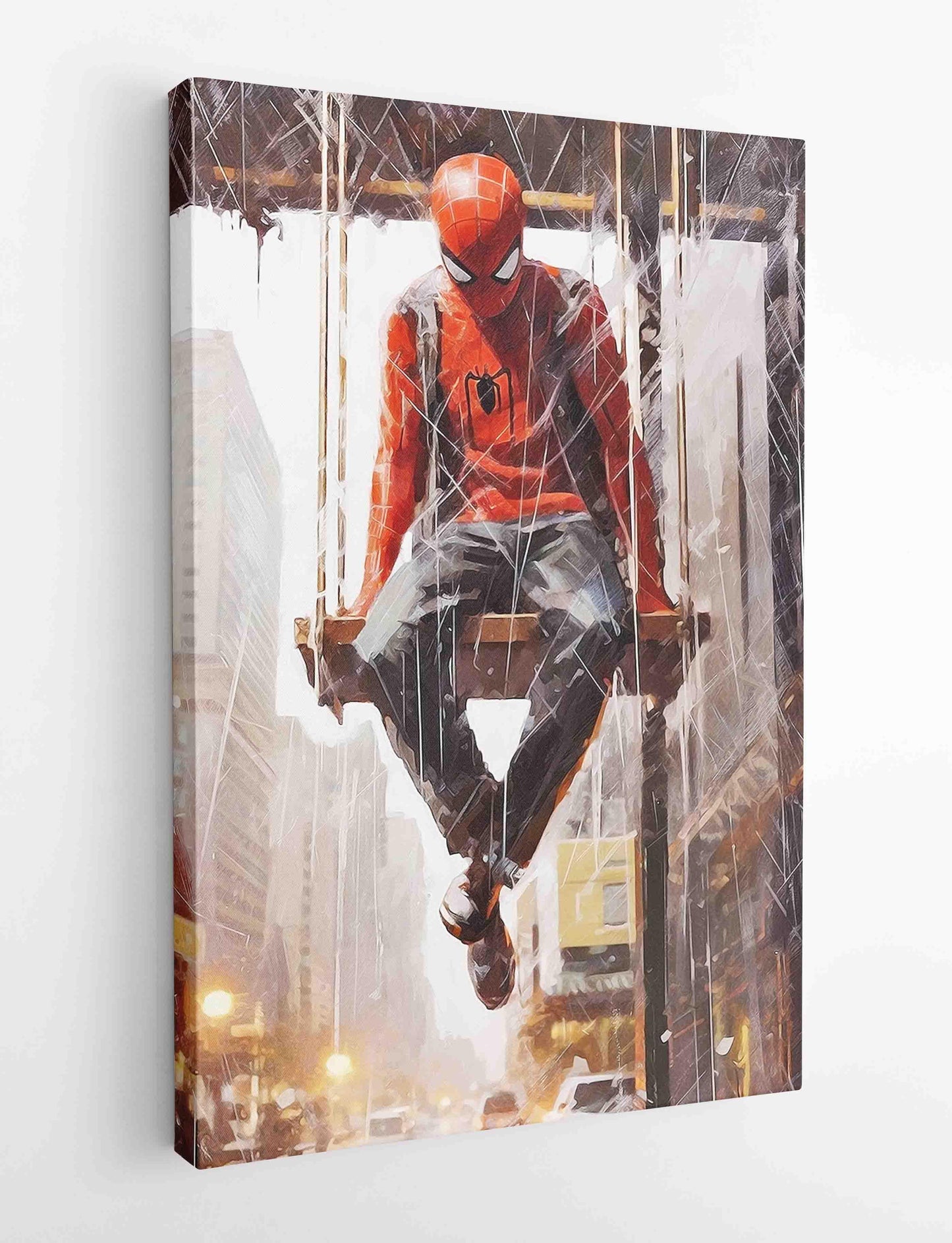 P290 SPIDER MAN Canvas Art Prints, Posters, and Wall Art Superhero Collection