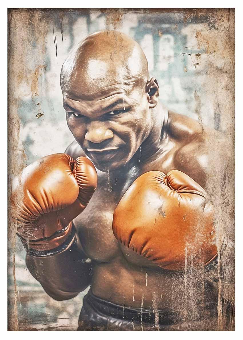 P294 Mike Tyson Canvas Art Prints, Posters, and Wall Art Pop Art Collection