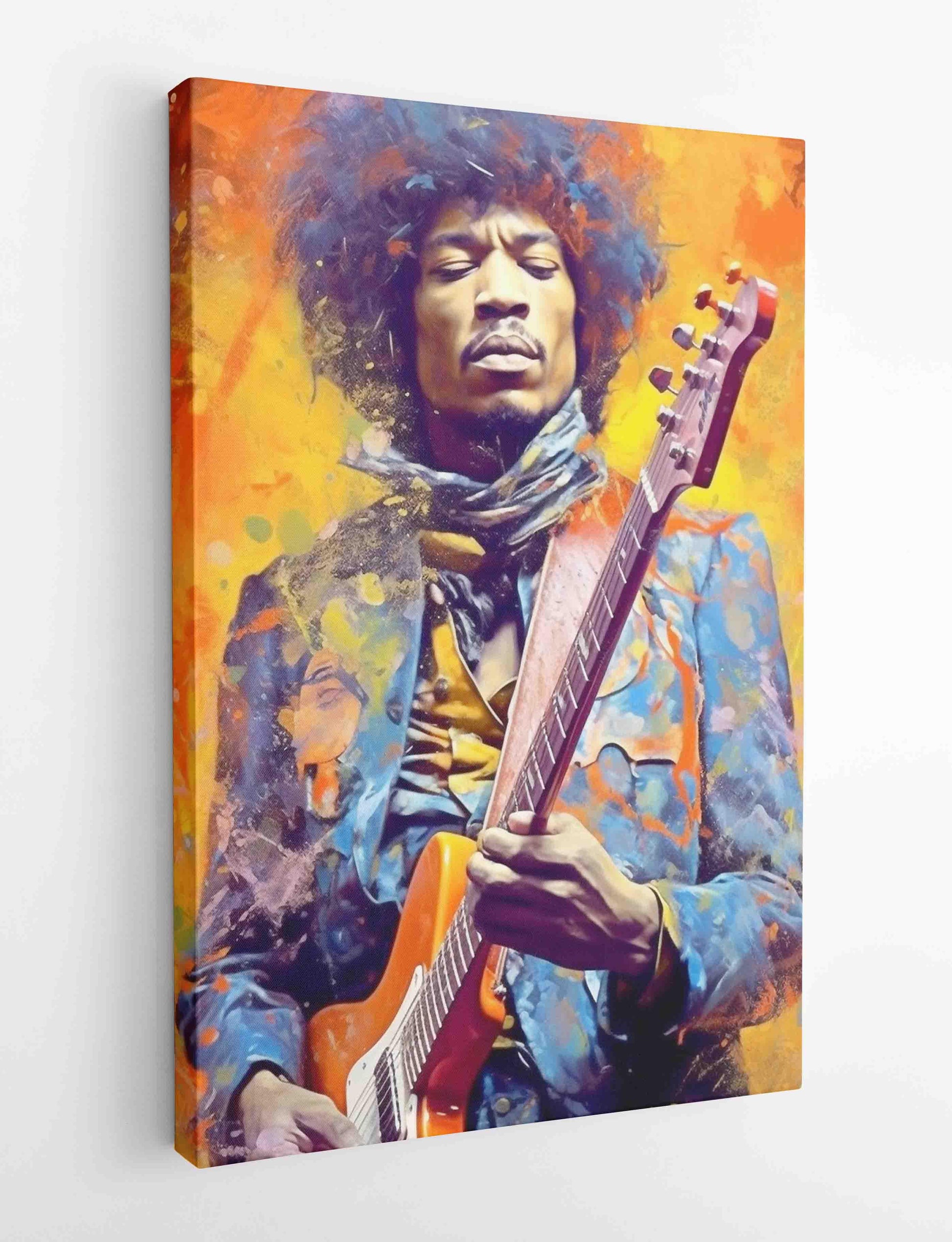 P296 Jimi Hendrix Canvas Art Prints, Posters, and Wall Art Pop Art Collection
