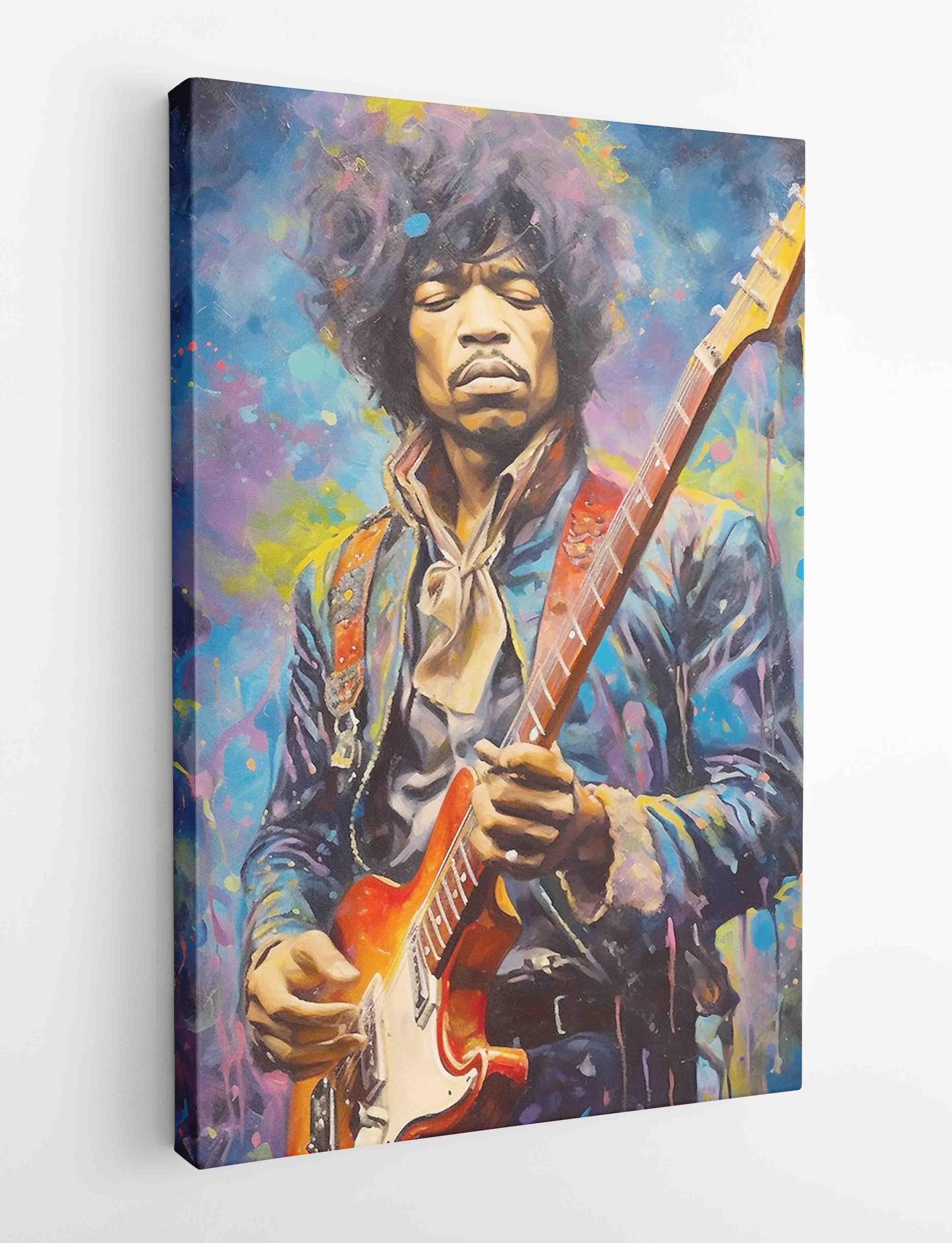 P297 Jimi Hendrix Canvas Art Prints, Posters, and Wall Art Pop Art Collection