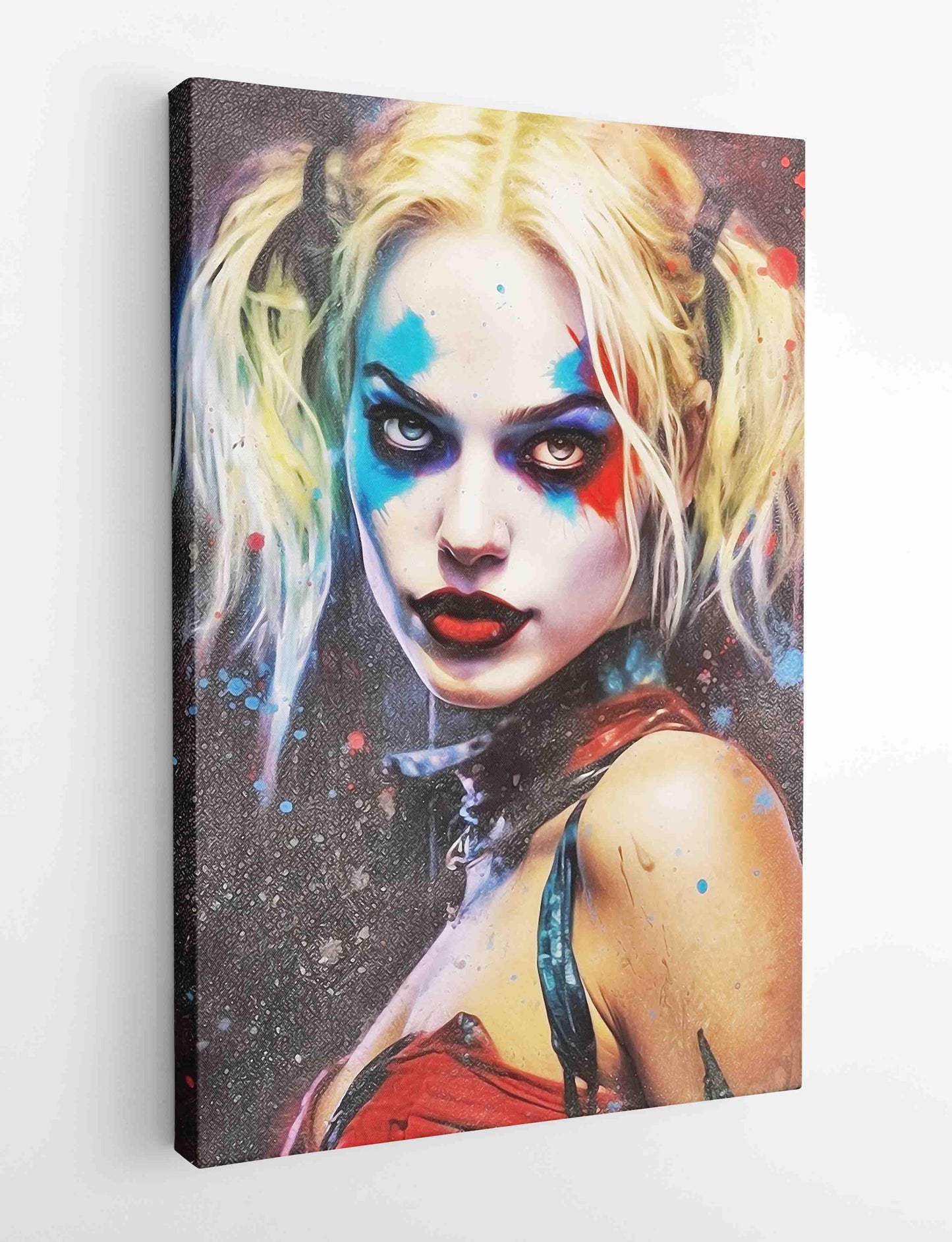 P299 Harley Quinn Canvas Art Prints, Posters, and Wall Art Pop Art Collection