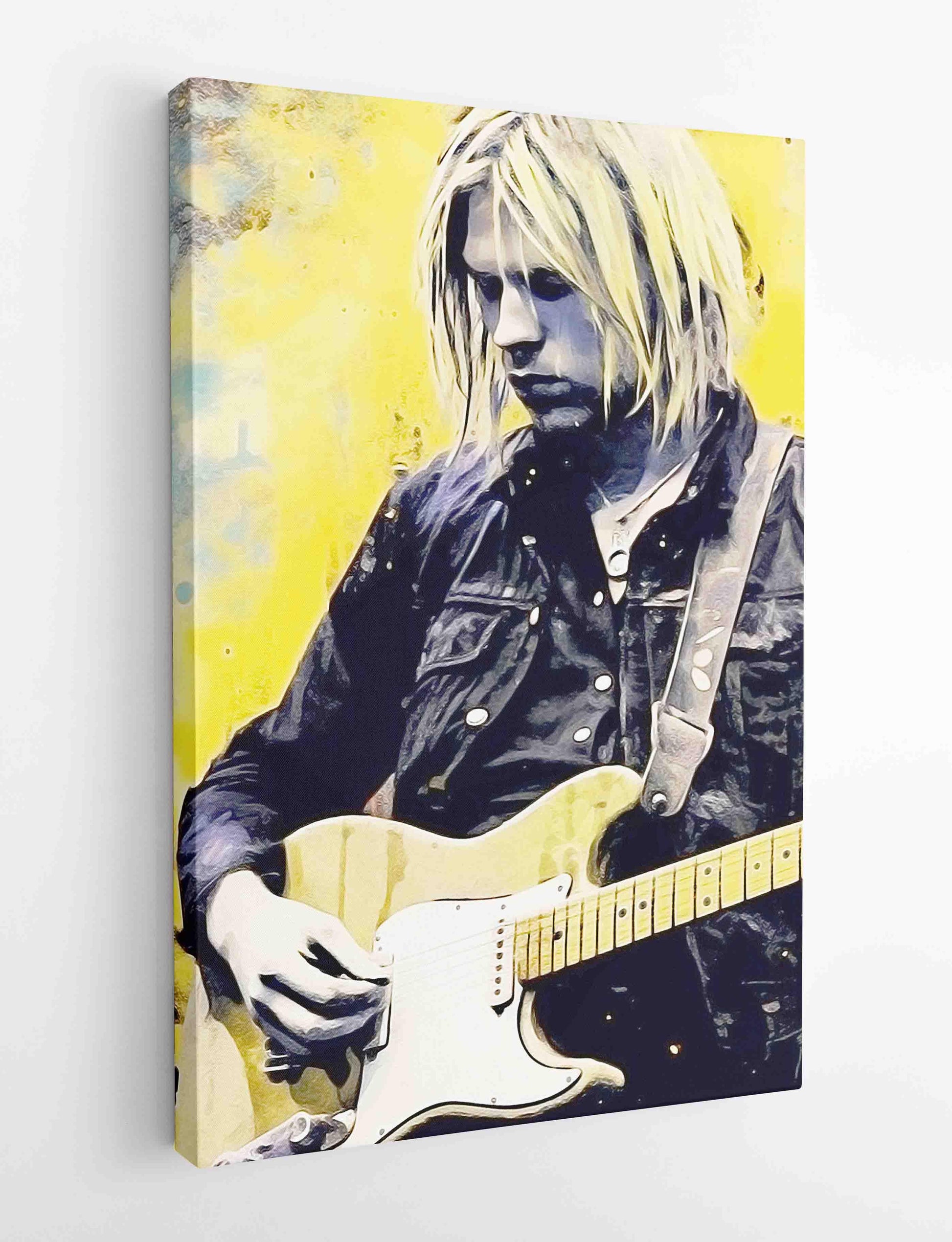 P300 Kurt Cobain Canvas Art Prints, Posters, and Wall Art Pop Art Collection