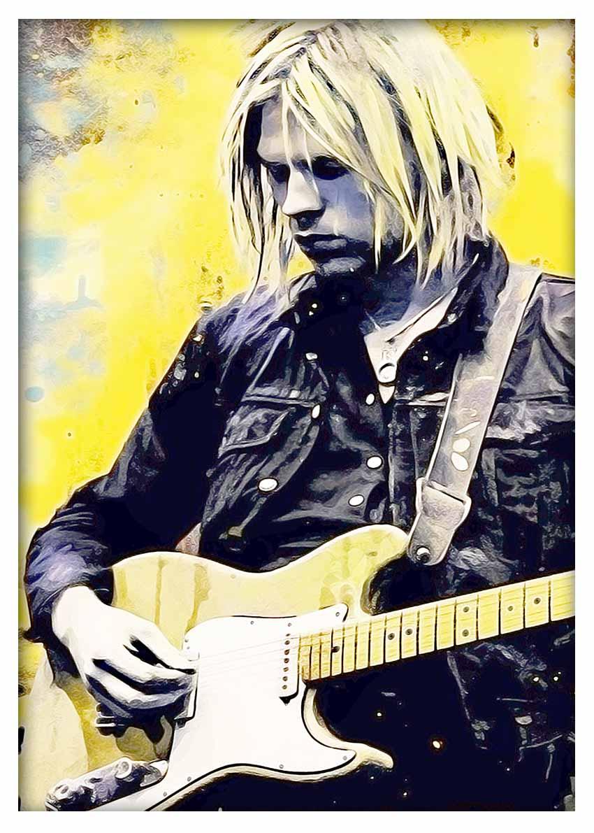 P300 Kurt Cobain Canvas Art Prints, Posters, and Wall Art Pop Art Collection