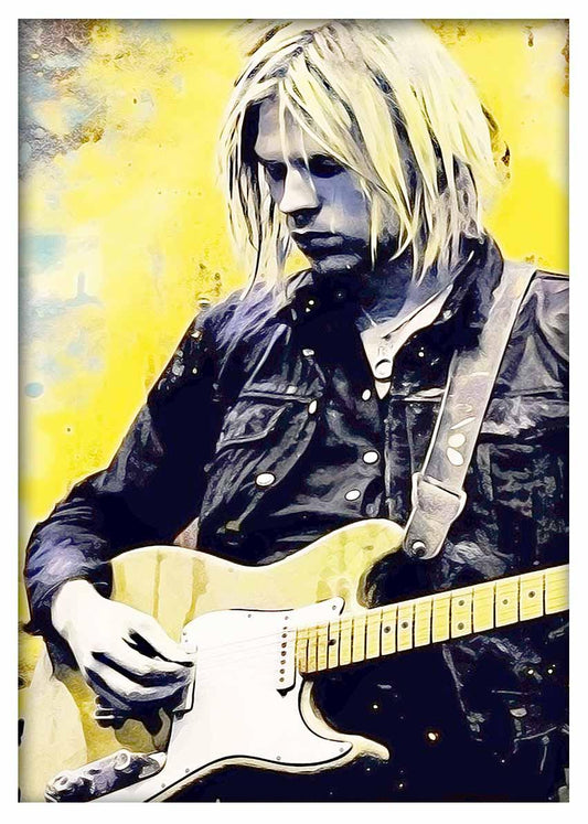 P300 Kurt Cobain Canvas Art Prints, Posters, and Wall Art Pop Art Collection
