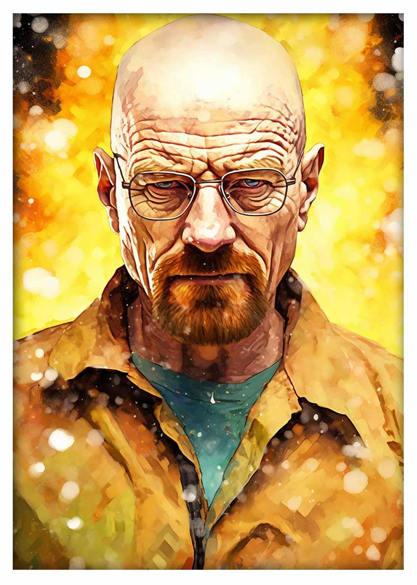 P305 Breaking Bad Bryan Cranston Canvas Art Prints, Posters, and Wall Art Pop Art Collection