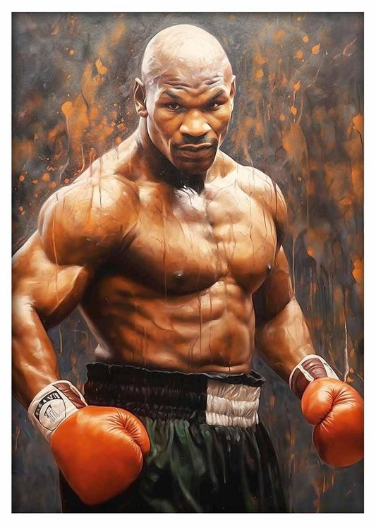 P309 Mike Tyson Canvas Art Prints, Posters, and Wall Art Pop Art Collection